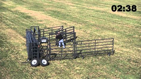 Wrangler Portable Corral Fold Up | Livestock Equipment - YouTube