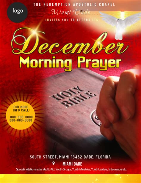 Prayer Meeting Flyer Template | PosterMyWall