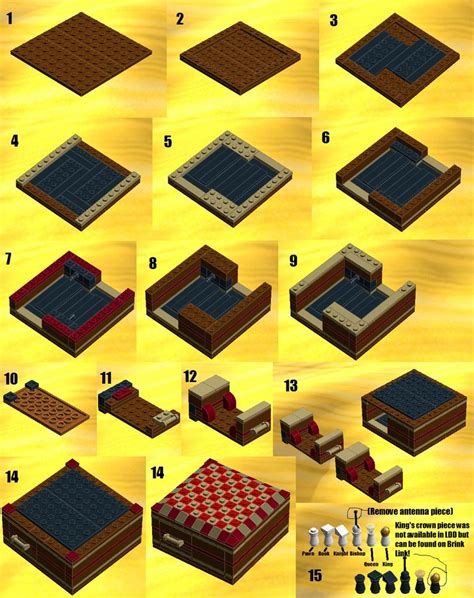 Miniature Lego Chess Set With Storage Drawers - Instructables