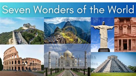 Seven Wonders of the World List Updated