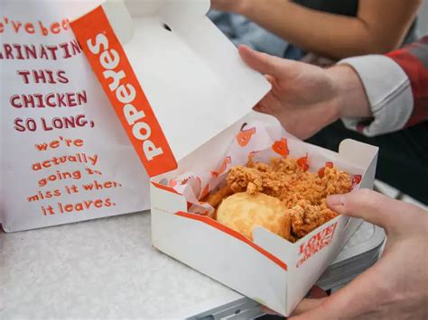 For Popeyes, we went with its spicy chicken tenders, a crowd favorite ...