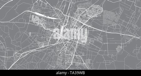 Urban vector city map of Kielce, Poland Stock Vector Image & Art - Alamy