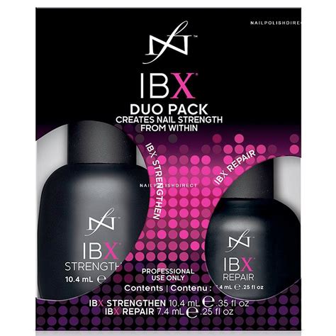 IBX Professional Strengthening Nail Treatment Duo Set - Repair 7.4ml ...