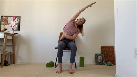 45-Minute Chair Yoga sequence - YouTube