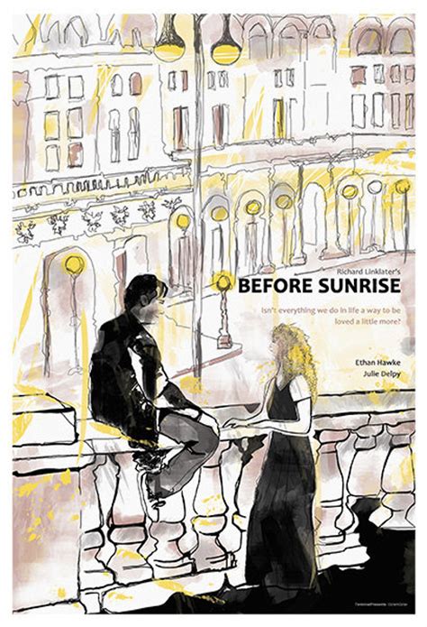 Before Sunrise Alternative Movie Poster Original Illustration - Etsy