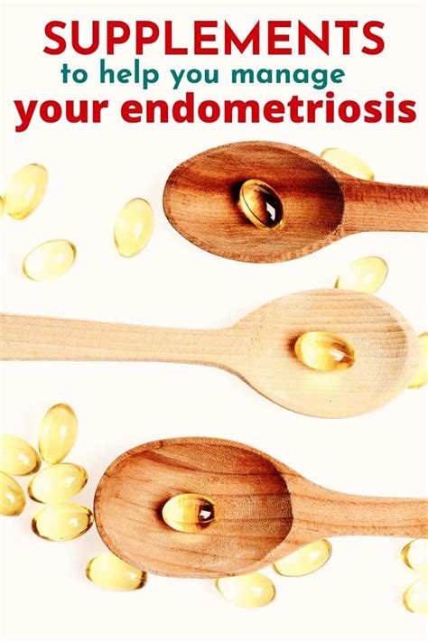 Supplements for endometriosis - manage your symptoms naturally