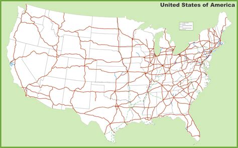 Map Of Usa Highways Interstate – Topographic Map of Usa with States