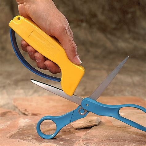 Accusharp Shearsharp Scissor Sharpener Blue/yellow | How to sharpen ...