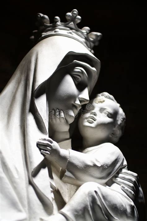 Virgin Mary and Child. Statue of Virgin Mary and Baby Jesus , # ...