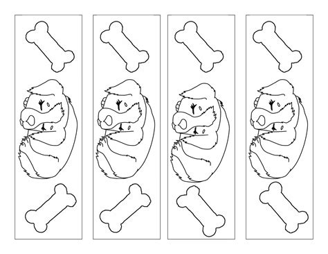 5 Best Images of Printable Puppy Bookmarks - Cute Puppy Bookmarks Print ...