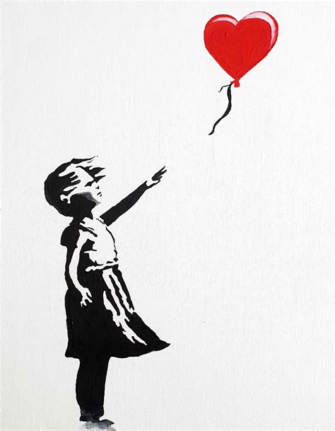 Girl with Balloon by Banksy - We Love Art