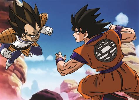 Goku Vs Vegeta - Saiyan Saga Digital Painting | Desenhos animados ...