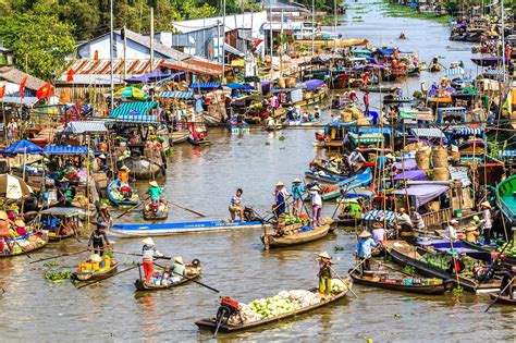 Floating market in Mekong Delta - Floating market in Mekong Delta ...