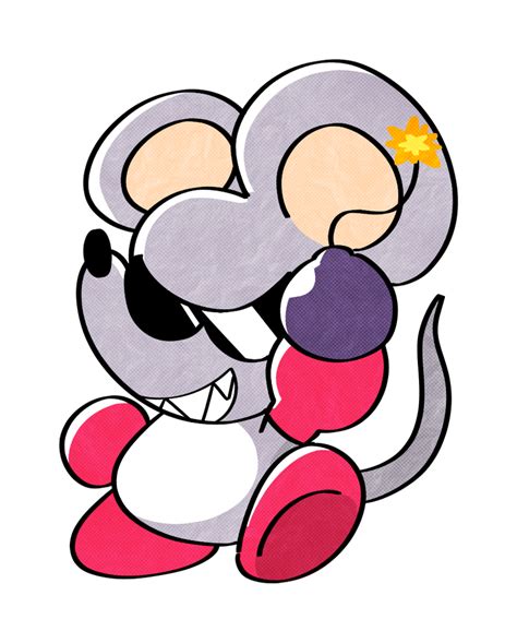 Mouser (Super Mario Bros 2/USA) by SevenSeas64 on DeviantArt