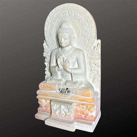 Sarnath Buddha Stone Statue 10": Buy Best - The Stone Studio