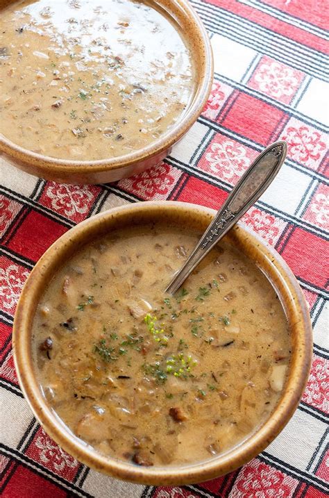 Polish Mushroom Soup (Zupa Grzybowa) | Soup recipes, Eastern european ...