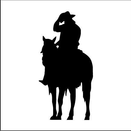 Horse Cowboy Silhouette at GetDrawings | Free download