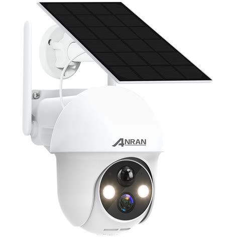 Buy ANRAN Wireless Solar Security Camera Outdoor 360°,1080P Wifi ...