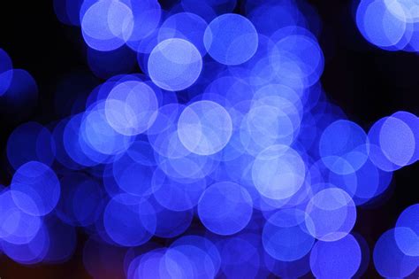 Lights Blue | Free Stock Photo | Blurred blue lights | # 9187