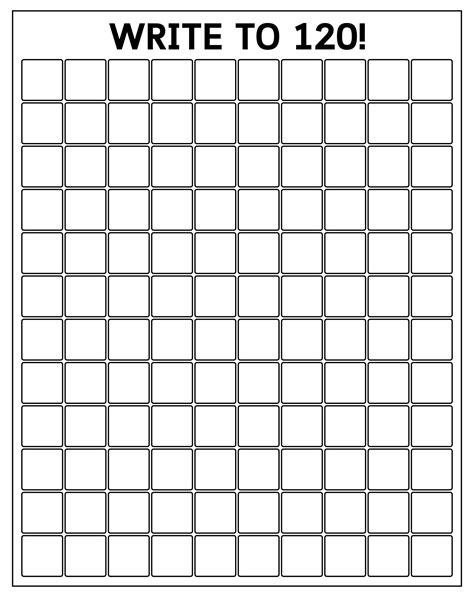 Fill In The Blank 120 Chart Printable | 120 chart printable, 120 chart ...