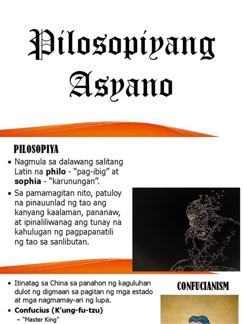 Mga Pilosopiya Sa Asya | PDF