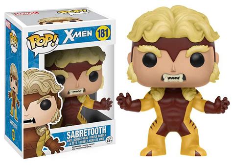 Funko Marvel X-Men Funko POP Marvel Sabretooth Vinyl Bobble Head 181 ...