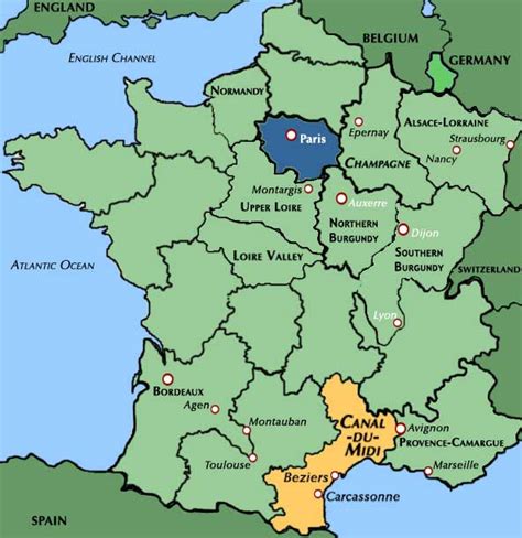 Beziers Map - France