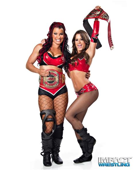 Miss Tessmacher & Tara.TNA Knockouts Tag Team Champions "TNT" Tna ...