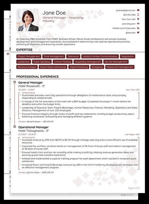 When to Use a 2-Page Resume [7 Samples Included]