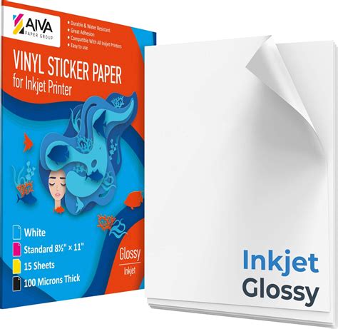 Printable Vinyl Sticker Paper For Inkjet Printer - Printable Word Searches