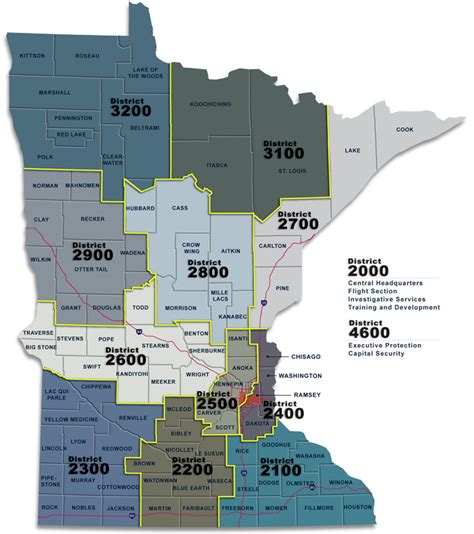 Show MSP district map data