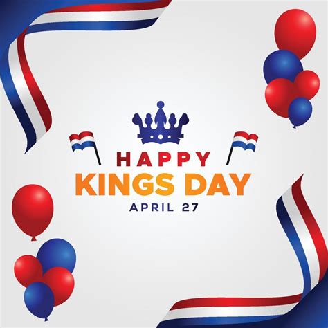 Kings Day Design Celebrate Moment 6871769 Vector Art at Vecteezy