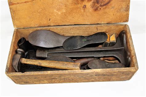 Antique Shoe Repair, Cobbler Repairing Kit, Shoe Anvil, Antique Cobbler ...