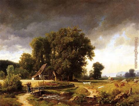 Albert Bierstadt Westphalian Landscape painting anysize 50% off