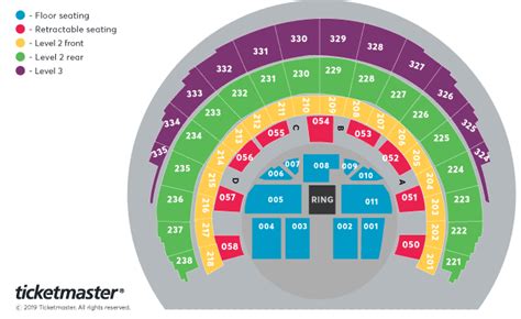 WWE Live Seating Plan - Hydro