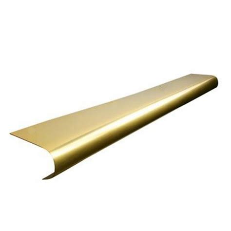 Bullnose Door Cill / Threshold Sill Cover - Polished Brass House of ...