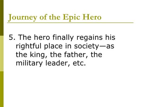 Epic Hero Characteristics