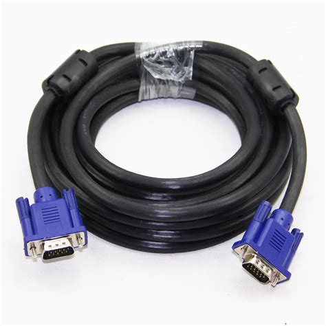 VGA Cable Male to Male 3+6 HD 15PIN For LCD CRT PROJECTOR PC Laptop ...