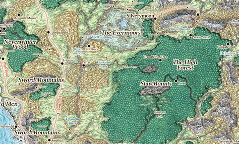 Dnd 5e Map Of Faerun