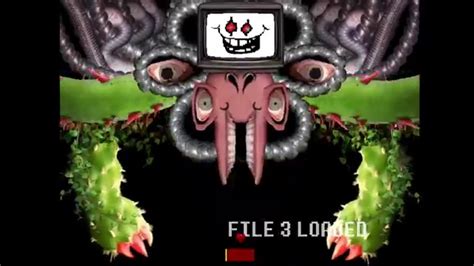 Undertale - Omega Flowey BOSS FIGHT (First Attempt) - YouTube