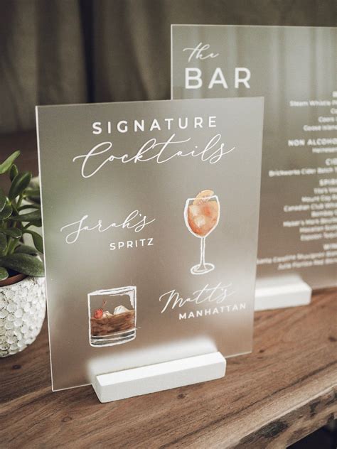 #Drinks ilustration | Wedding bar, Wedding drink, Wedding signage