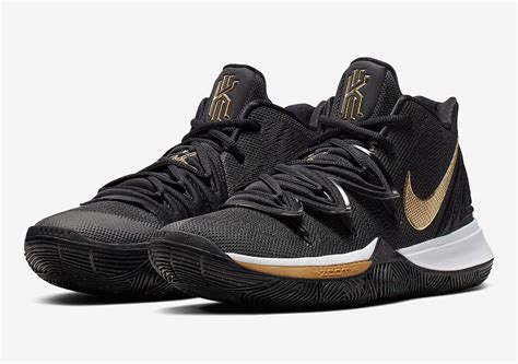 Nike Kyrie 5 Black Gold White AO2918-007 | SneakerNews.com