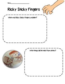 Ricky Sticky Fingers- A book about "Stealing" by Buckeye School Counselor