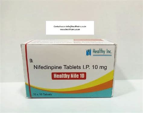 Nifedipine Tablets, Packaging Size : 100X1 Pack at Rs 1 / Bottle in ...