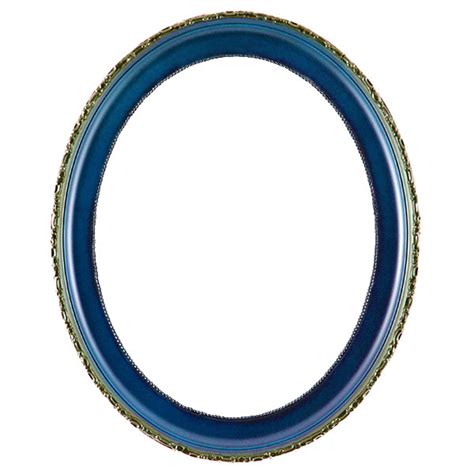 Kensington Oval Picture Frame - Royal Blue |Victorian Frames