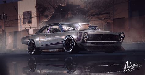 Muscle Car Graphical Art, HD Cars, 4k Wallpapers, Images, Backgrounds ...