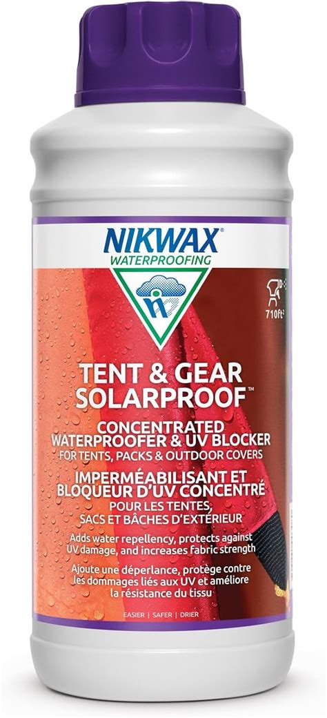 Amazon.com : Nikwax Tent & Gear, Tent & Gear Solarproof, 1000ml ...