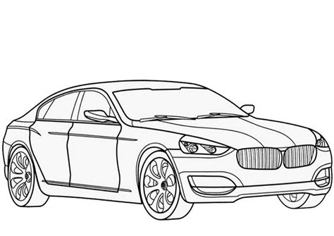 Ausmalbilder Autos BMW M6 | Cars coloring pages, Bmw 3 series gt, Truck ...