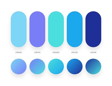 32 Beautiful Color Palettes With Their Corresponding Gradient Palettes