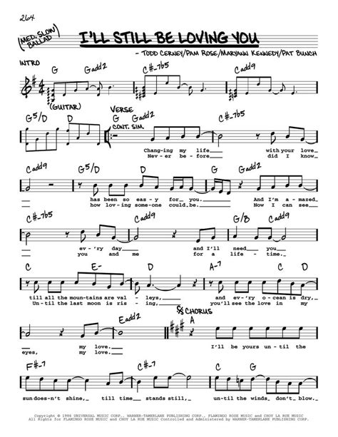 Restless Heart 'I'll Still Be Loving You' Sheet Music and Printable PDF ...